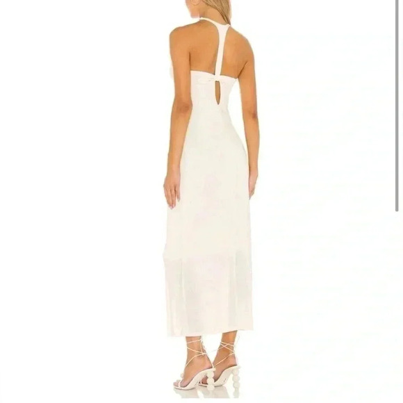 Ronny Kobo Revolve Trista Dress in Ivory Size M LIKE NEW - Picture 5 of 6